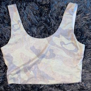 Camo crop top